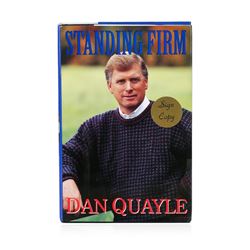 Signed Copy of Standing Firm by Dan Quayle