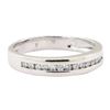 Image 1 : 0.25 ctw Diamond Straight Line Band - 14KT White Gold