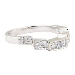 0.80 ctw Diamond Ring - 14KT White Gold