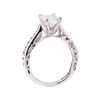 Image 4 : 1.48 ctw Diamond Ring - 18KT White Gold