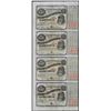 Image 1 : Uncut Sheet of (4) State of Louisiana Baby Bond Obsolete Notes