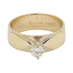 0.35 ctw Diamond Ring - 14KT Yellow Gold