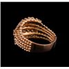 Image 3 : 14KT Rose Gold 1.36 ctw Diamond Ring