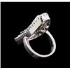 Image 3 : 14KT White Gold 1.49 ctw Diamond Ring