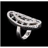 Image 4 : 14KT White Gold 1.49 ctw Diamond Ring