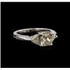 EGL USA Cert 1.78 ctw Diamond Ring - 14KT White Gold