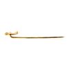 Image 2 : Pearl Wishbone Stick Pin - 10KT Yellow Gold