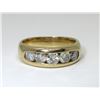 Image 1 : 14 KT Yellow Gold Diamond Ring