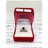 Image 2 : Ladies 14 KT White Gold Sapphire & Diamond Ring