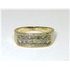 Image 1 : 14 KT Yellow Gold Diamond Studded Ring
