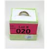 Image 2 : 10 KT Yellow Gold Diamond Heart Ring - 1.7 Grams