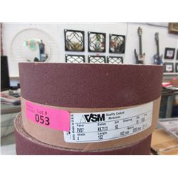 10 New VSM 60 grit Sanding Belts - 4  x 132 