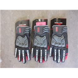 3 Pairs of Quality BDG Driller Gloves