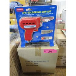 Case of 6 New 3 Piece Soldering Gun Kits