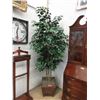 Image 1 : 7 Foot Tall Imitation Tree in Metal Planter