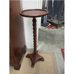 Wood Wine Stand - 32" Tall x 12" Diameter
