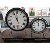 Image 1 : 2 New Metal "Union Station" Clocks