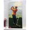 Image 1 : Bombay & Co "Golfer" Canvas Wall Art - 20" x 40"