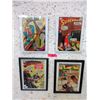 Image 1 : 4 Collectible Pressure Framed 12¢ DC Comics