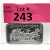 Image 1 : 1 Oz Stagecoach .999 Silver Art Bar