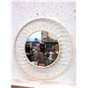 Image 1 : Round Metal Framed Wall Mirror - 32" Diameter