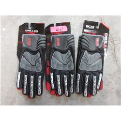 3 Pairs of BDG Driller Gloves