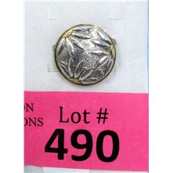 Antique Sterling Silver Aesthetic Movement Brooch