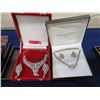 Image 1 : 2 Vintage Necklace and Earring Sets
