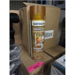 4 Cases of Rust-Oleum Concrete Stain - Gold