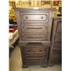 Image 1 : Pair of New Home Elegance 3 Drawer Night Stands