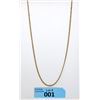 Image 1 : Estate - 14 KT Yellow Gold 20" Necklace - 8.7 Grams