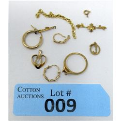 Estate - 6 Grams of Scrap 10 KT Gold Jewelry