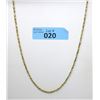 Image 1 : 14 KT Yellow Gold 24" Detailed Necklace