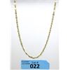 Image 1 : 18 KT Yellow Gold Ladies 18" Link Necklace
