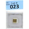 Image 1 : 1 Gram .9999 Fine Gold Geiger Edelmetalle Bar