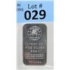 Image 1 : 1 Oz. Engelhard .999 Fine Silver Bar