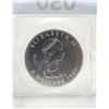 Image 2 : 1 Oz 1989 Canada Maple Leaf .9999 Fine Silver Coin