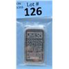 Image 1 : 1 Oz. Johnson Matthey .999 Fine Silver Bar