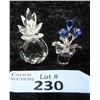 Image 1 : Genuine Swarovski Crystal Pineapple & Flowers