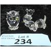 Image 1 : 3 Genuine Swarovski Crystal Figurines