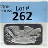 Image 1 : 1 Oz Eagle/Shield motif .999 Silver Bar