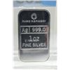 Image 2 : 1 Oz. Rand Refinery .999 Silver Bar