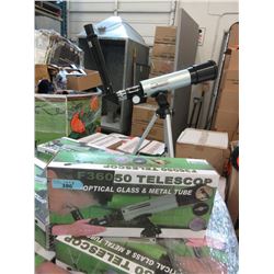 2 New F36050 Telescopes with Table Top Tripods