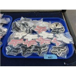 25 New Enameled Metal Belt Buckles