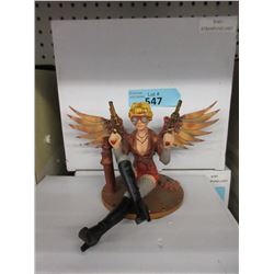 New Steampunk Fairy Statuette with Box - 6  x 8 