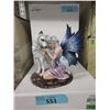 Image 1 : New Fairy with White Wolf Statuette with Box