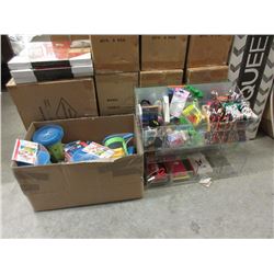 1 Box & 2 Acrylic Store Displays Full of New Toys