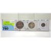 Image 1 : 1959 Canadian 3 Coin Set - .800 Silver