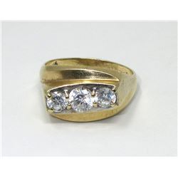 6.1 Gram 10 KT Yellow Gold Men's Dress Ring
