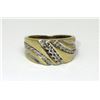 Image 1 : 10 KT Gold Ladies Diamond Ring - 3.9 Grams